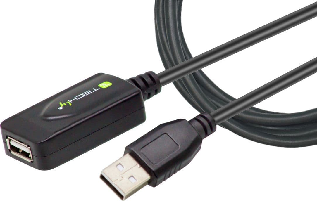 Cavo Prolunga Attivo Extender USB Hi Speed Estensore di Segnale 20m Nero - 18