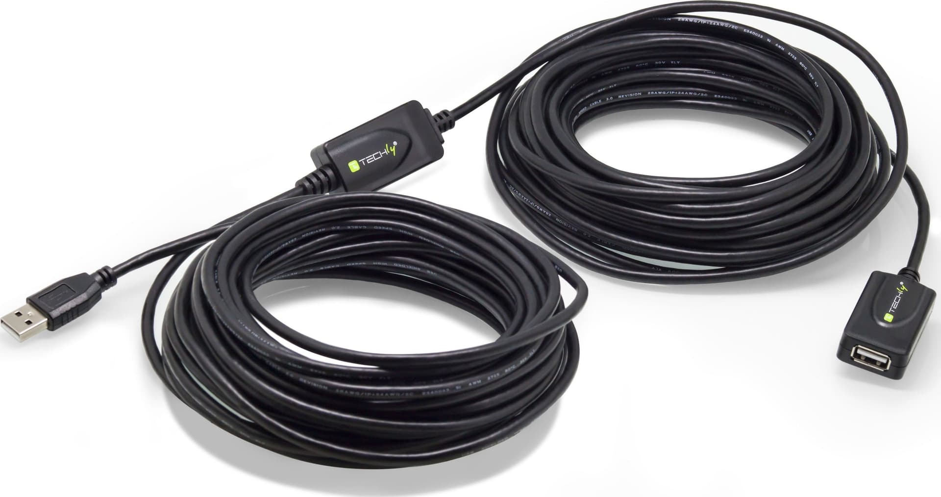 Cavo Prolunga Attivo Extender USB Hi Speed Estensore di Segnale 20m Nero - 3