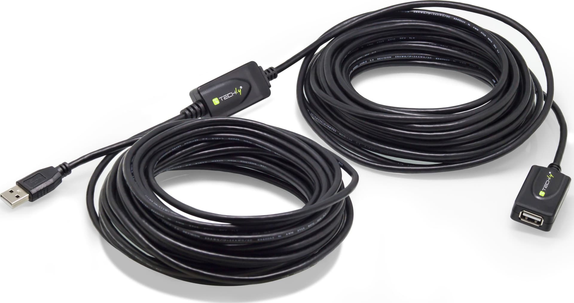 Cavo Prolunga Attivo Extender USB Hi Speed Estensore di Segnale 20m Nero - 7