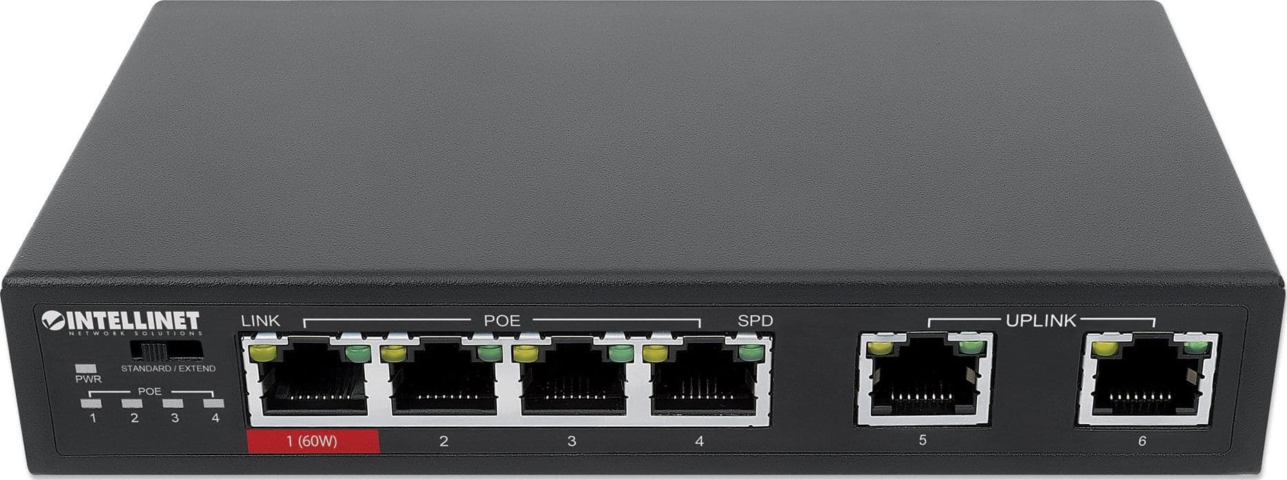 Fast Ethernet Switch a 6 porte con 4 porte PoE (1 x High-Power PoE) - 15