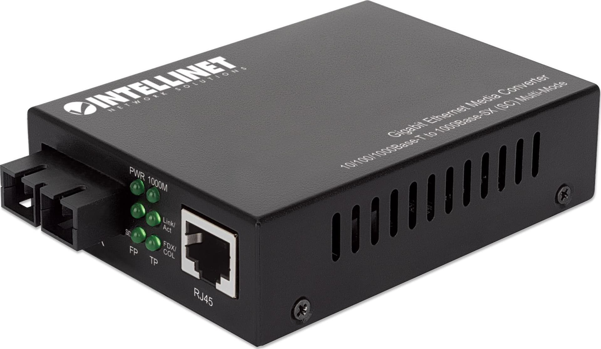 Gigabit Ethernet Media Converter Fibra SC Multimodale - 8