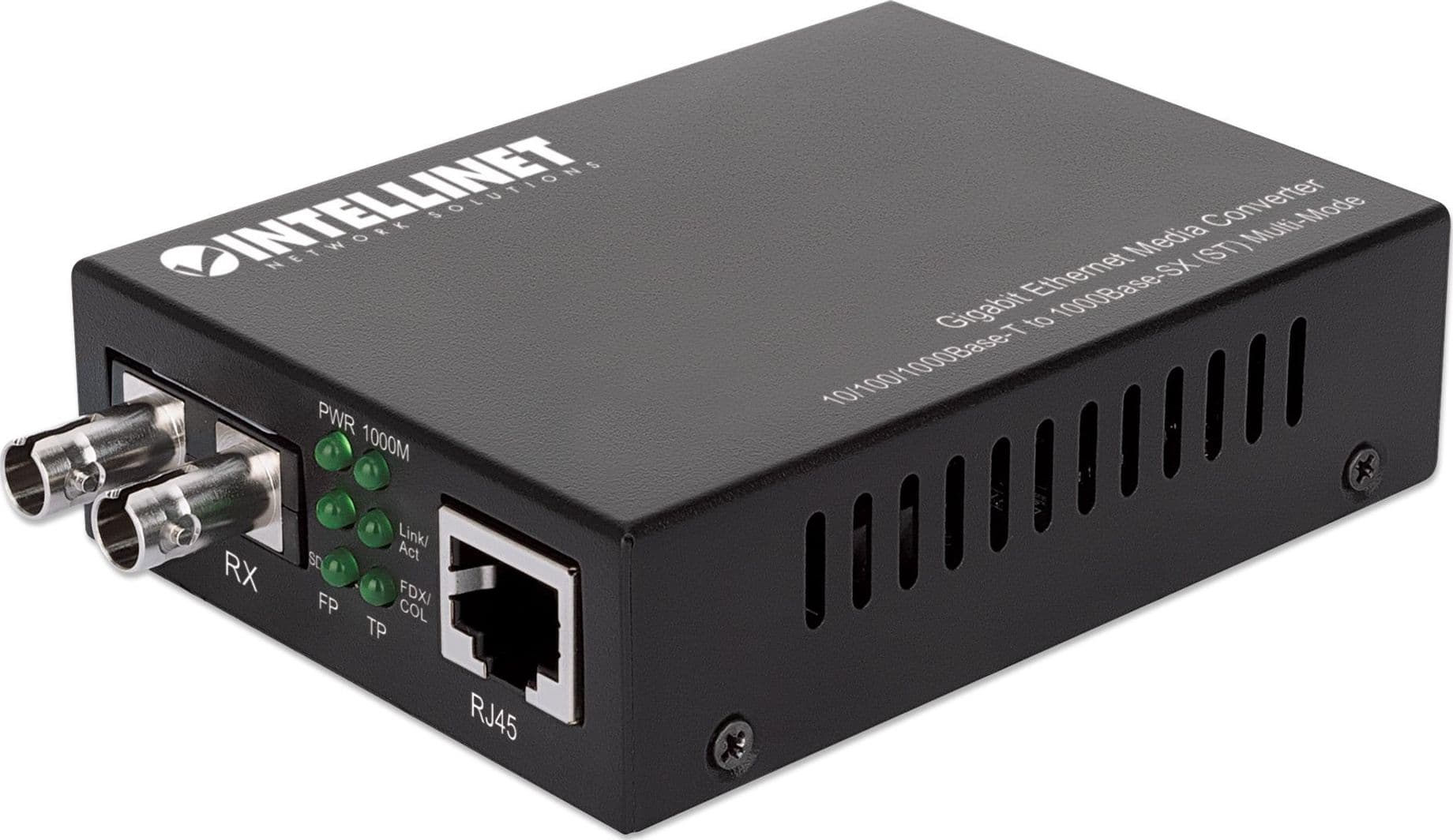 Media Converter Gigabit Ethernet Fibra ST Multimodale - 2