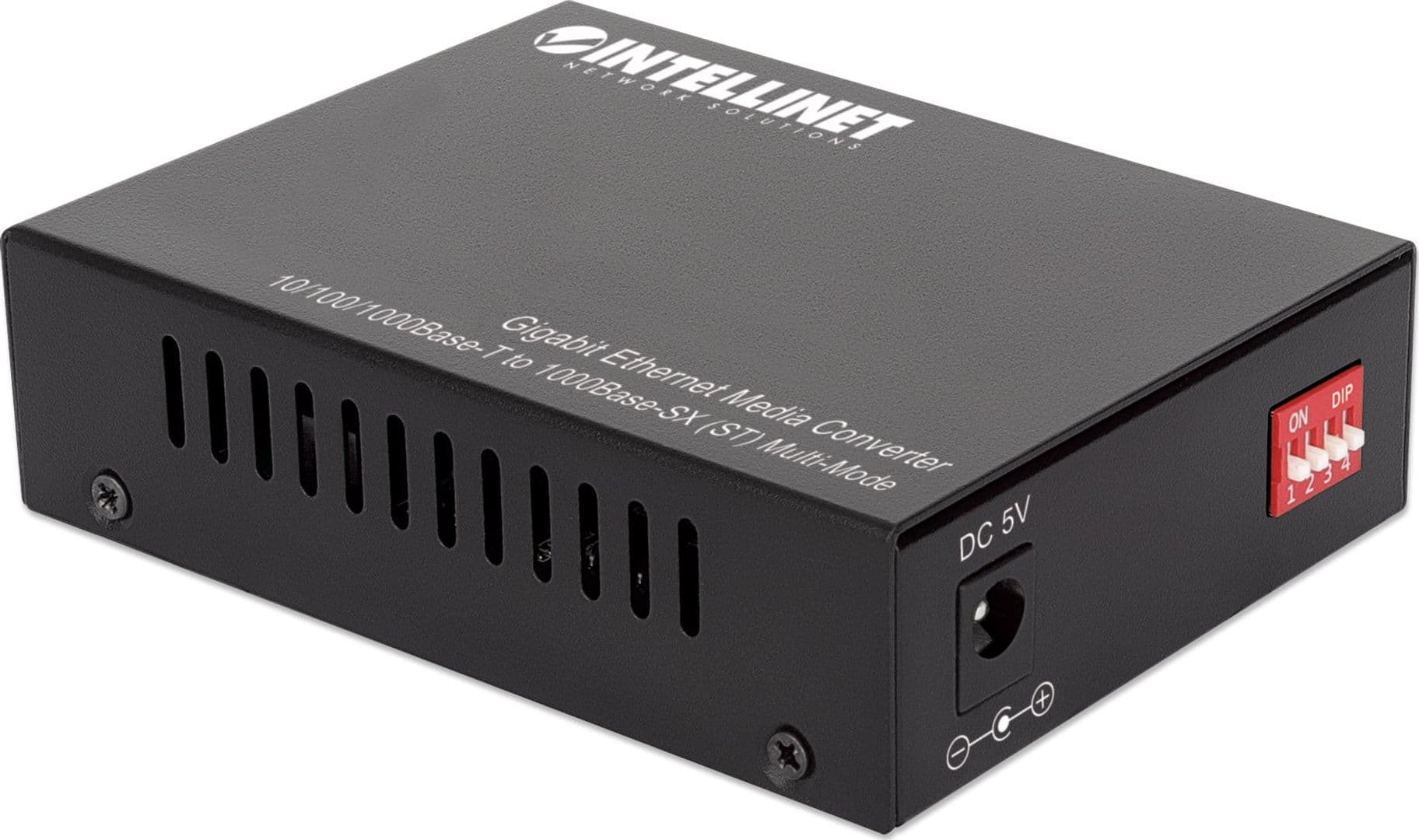 Media Converter Gigabit Ethernet Fibra ST Multimodale - 13