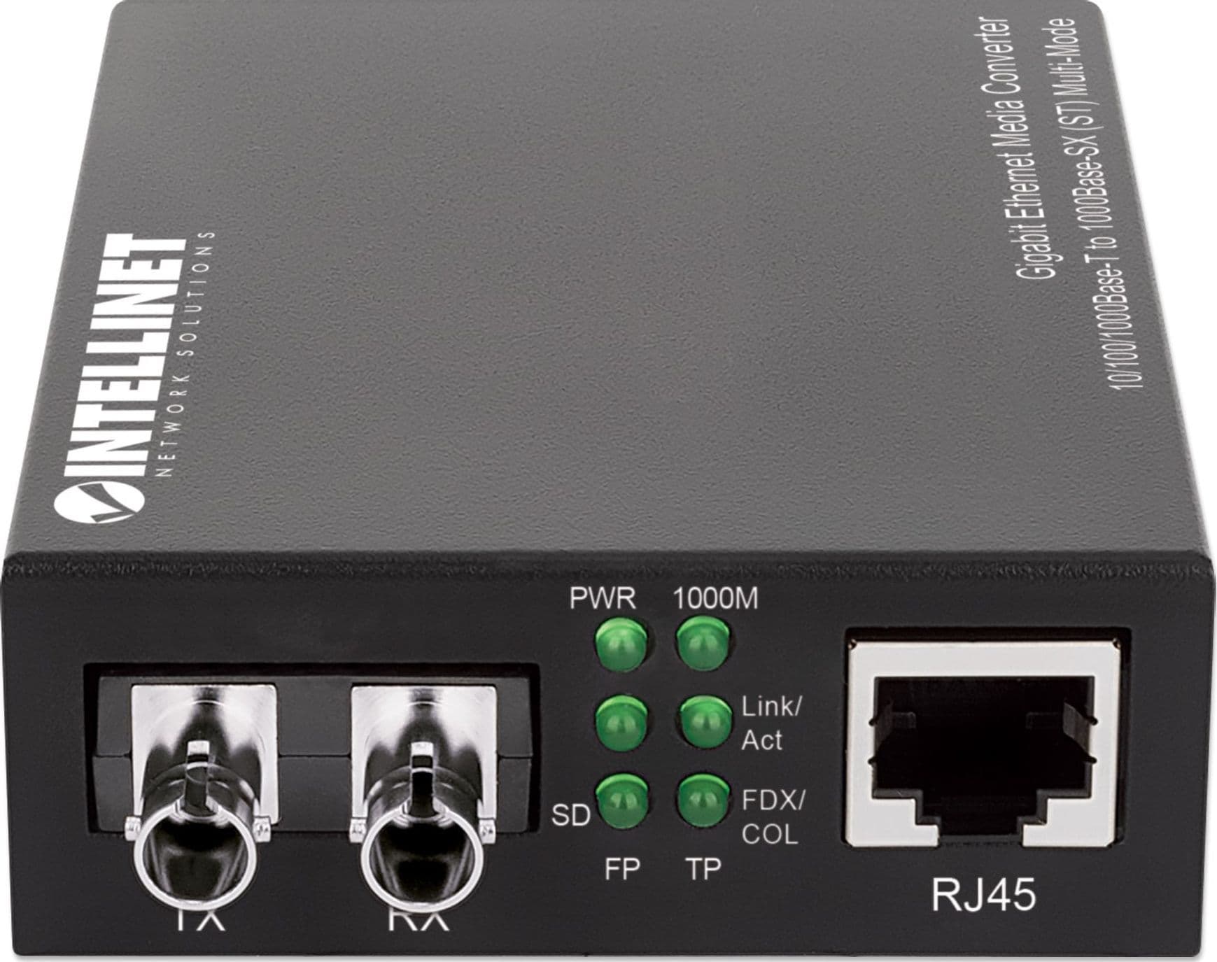 Media Converter Gigabit Ethernet Fibra ST Multimodale - 14