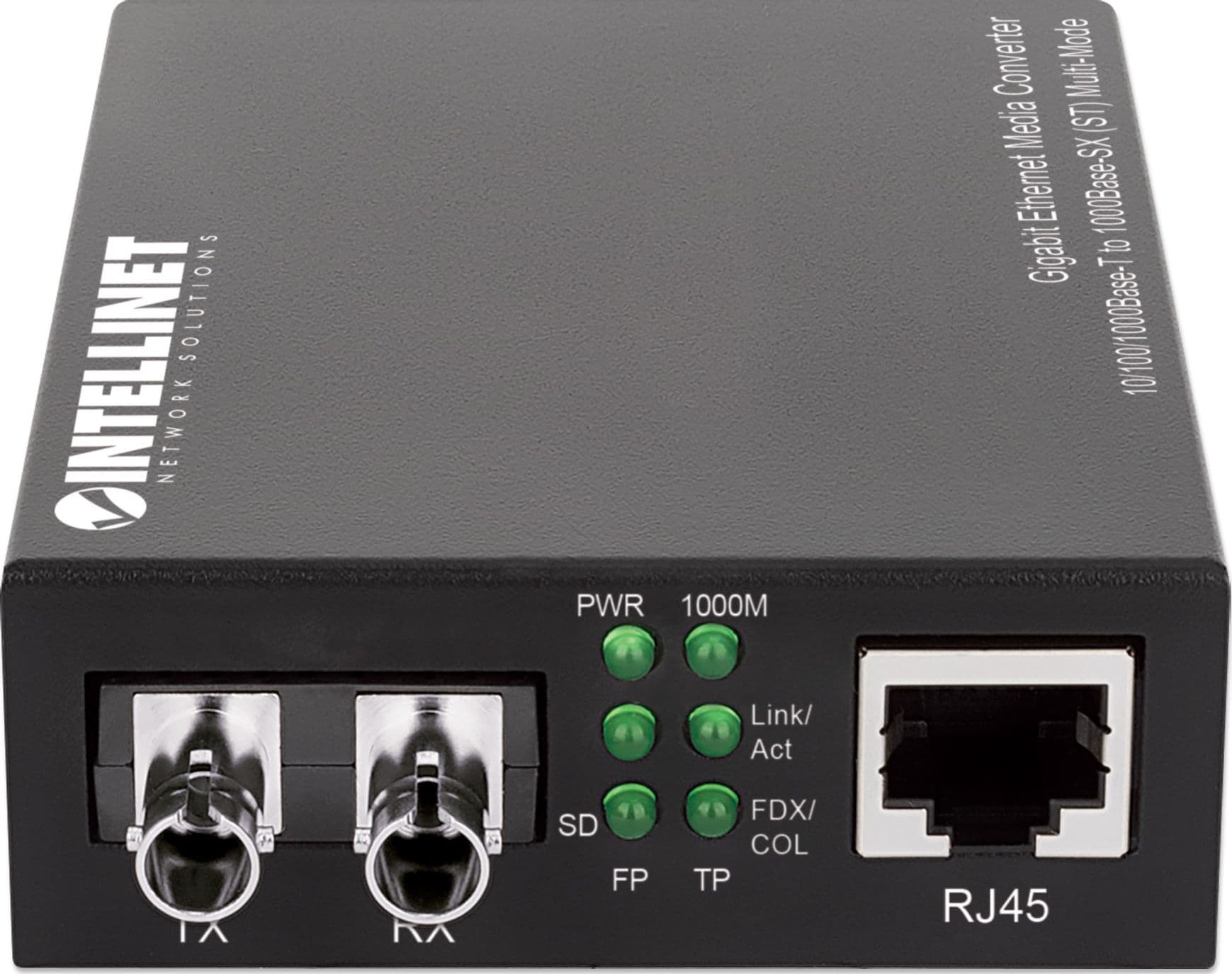 Media Converter Gigabit Ethernet Fibra ST Multimodale - 7