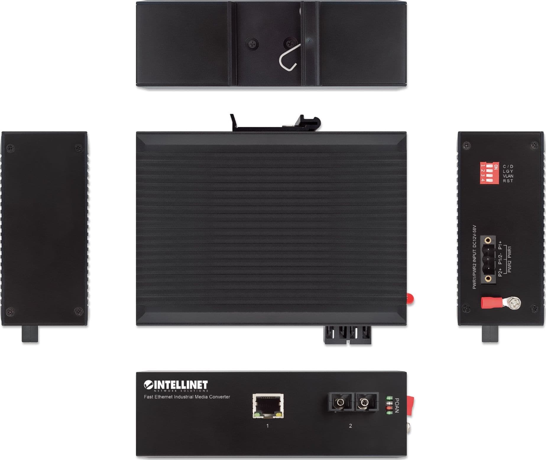 Media Converter Industriale Fast Ethernet 100Base-FX SC - 15