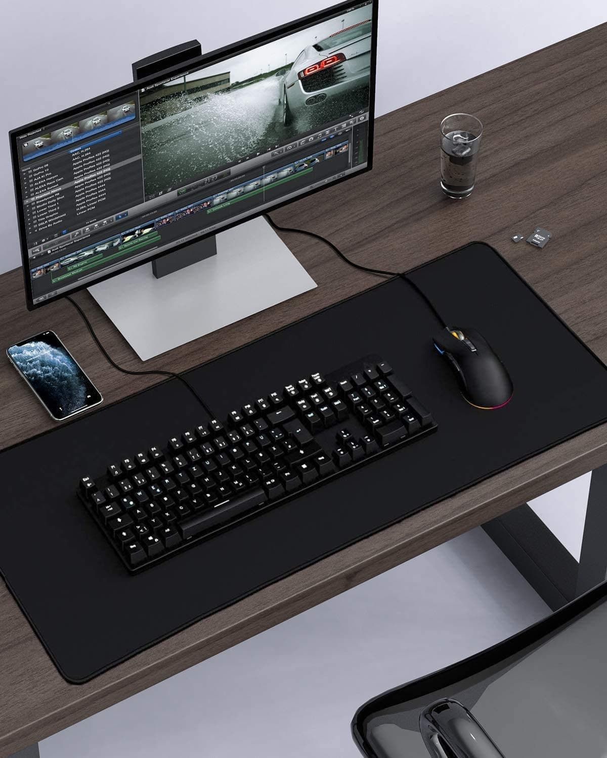 Tappetino Mouse Gaming XXL Standard Nero - 11