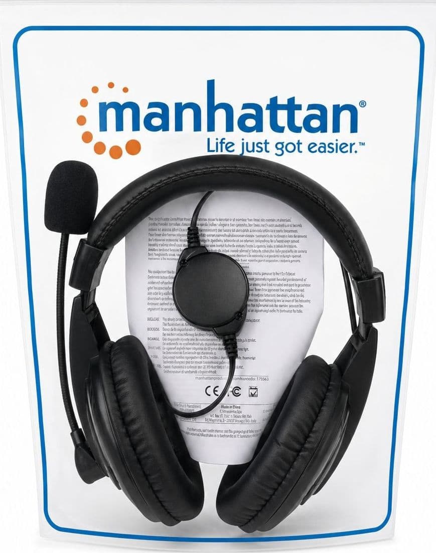 Cuffia stereo USB con Microfono Flessibile - 16