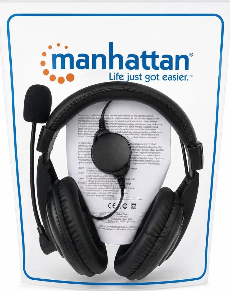 Cuffia stereo USB con Microfono Flessibile - 17