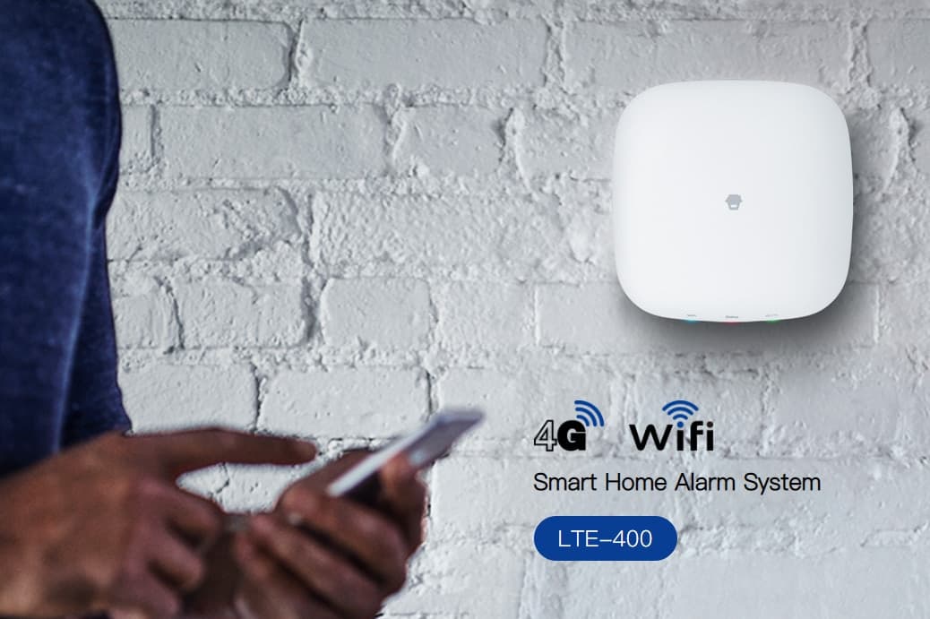 Kit Sistema di allarme WiFi SIM 4G Smart Home Alexa LTE-400 - 5
