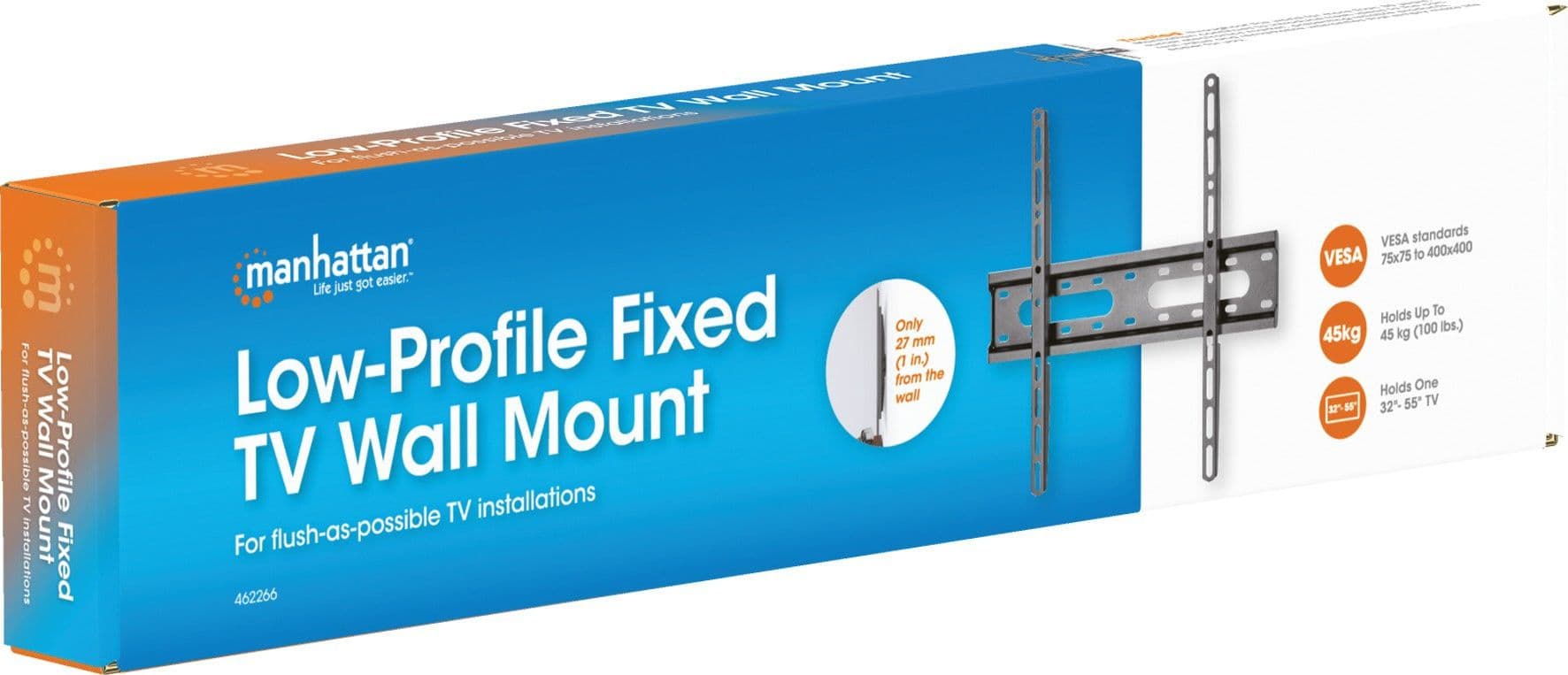 Staffa a Muro Fissa Low-Profile per TV 32-55'' - 16