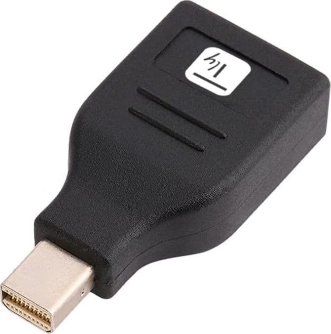 Adattatore Mini DisplayPort M (Thunderbolt)/DisplayPort F 4K Nero - 4