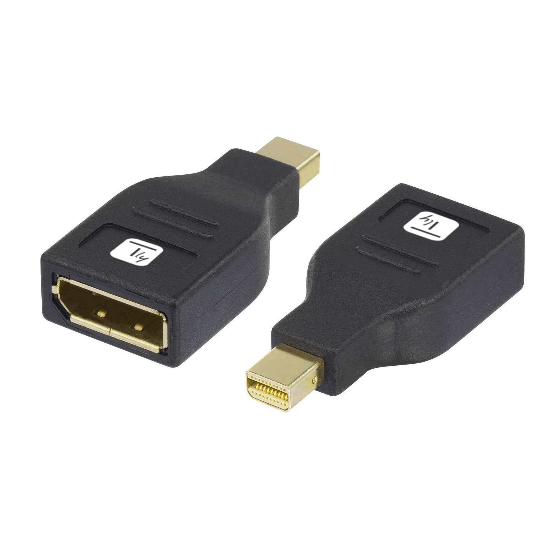 Adattatore Mini DisplayPort M (Thunderbolt)/DisplayPort F 4K Nero - 9