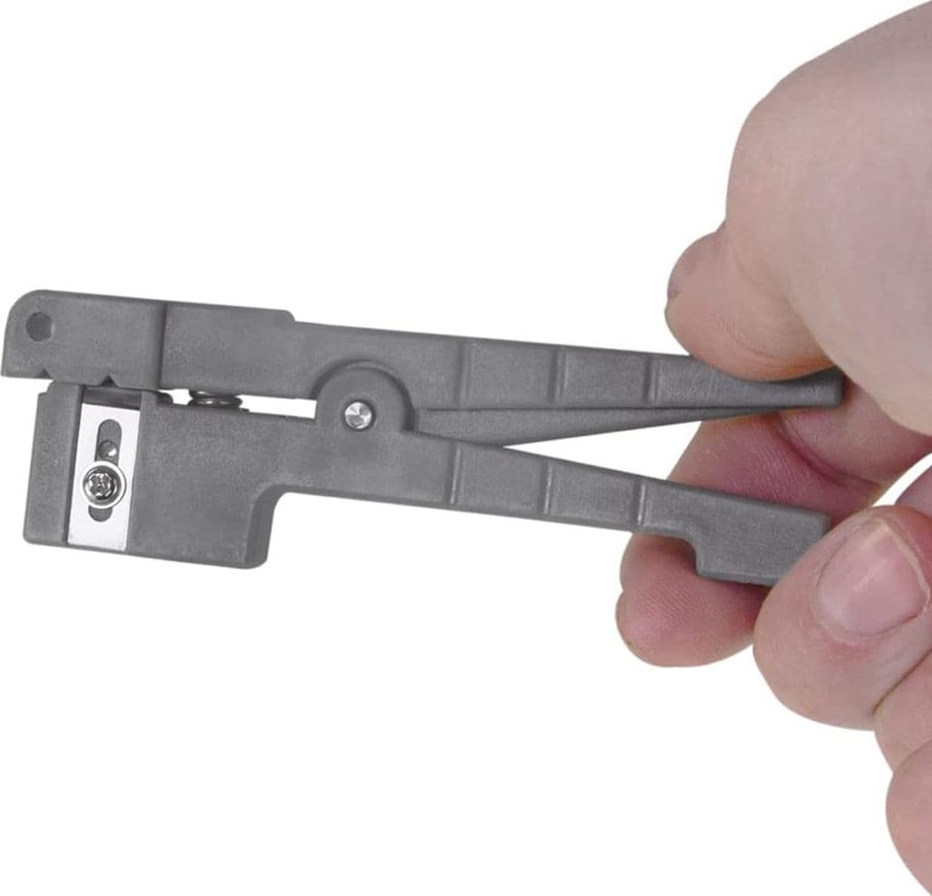 Pinza Spellacavi per Cavi in Fibra Ottica Coassiali e Rame fino a &oslash 3,2 mm - 4