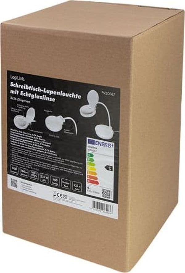 Lampada LED da Tavolo con Lente d'ingrandimento a 8 e 36 Diottrie Dimmerabile - 11