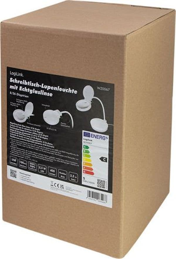 Lampada LED da Tavolo con Lente d'ingrandimento a 8 e 36 Diottrie Dimmerabile - 5