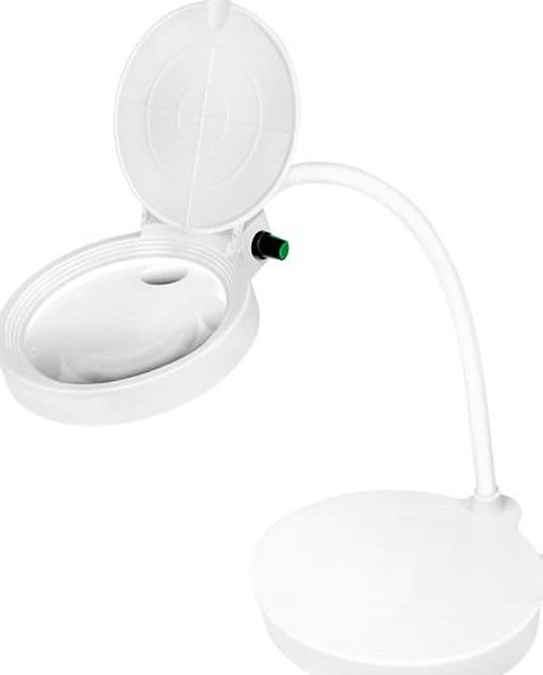Lampada LED da Tavolo con Lente d'ingrandimento a 8 e 36 Diottrie Dimmerabile - 6