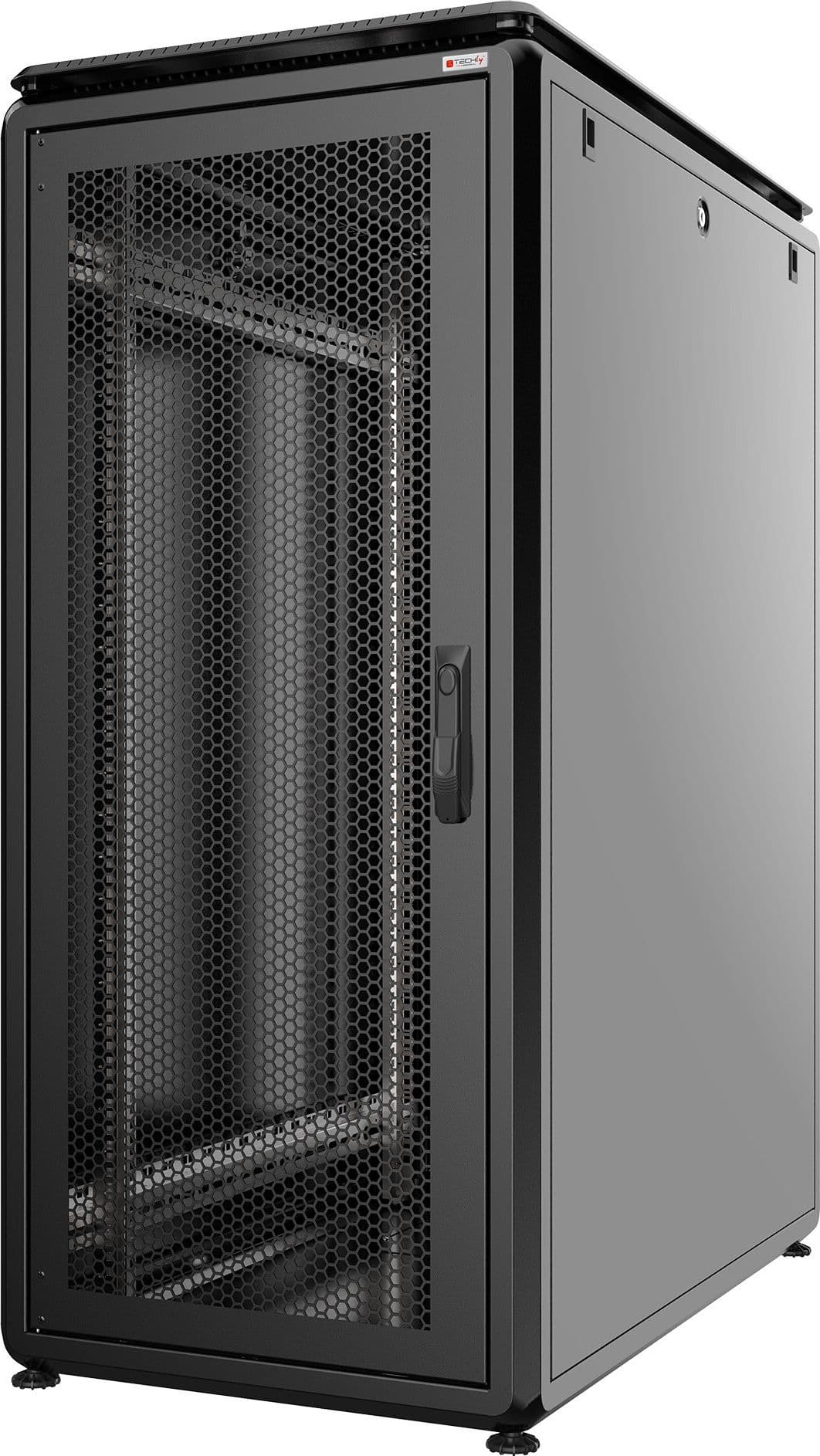Armadio Server Rack 19'' 600x1000 26U Nero Serie Evolution Porta Grigliata - 7