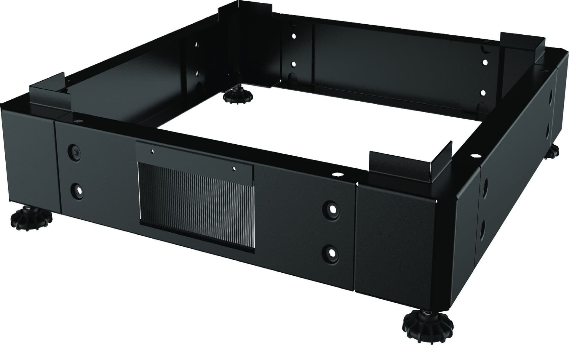 Zoccolo 800 x 800 mm per Armadi Rack Nero - 6
