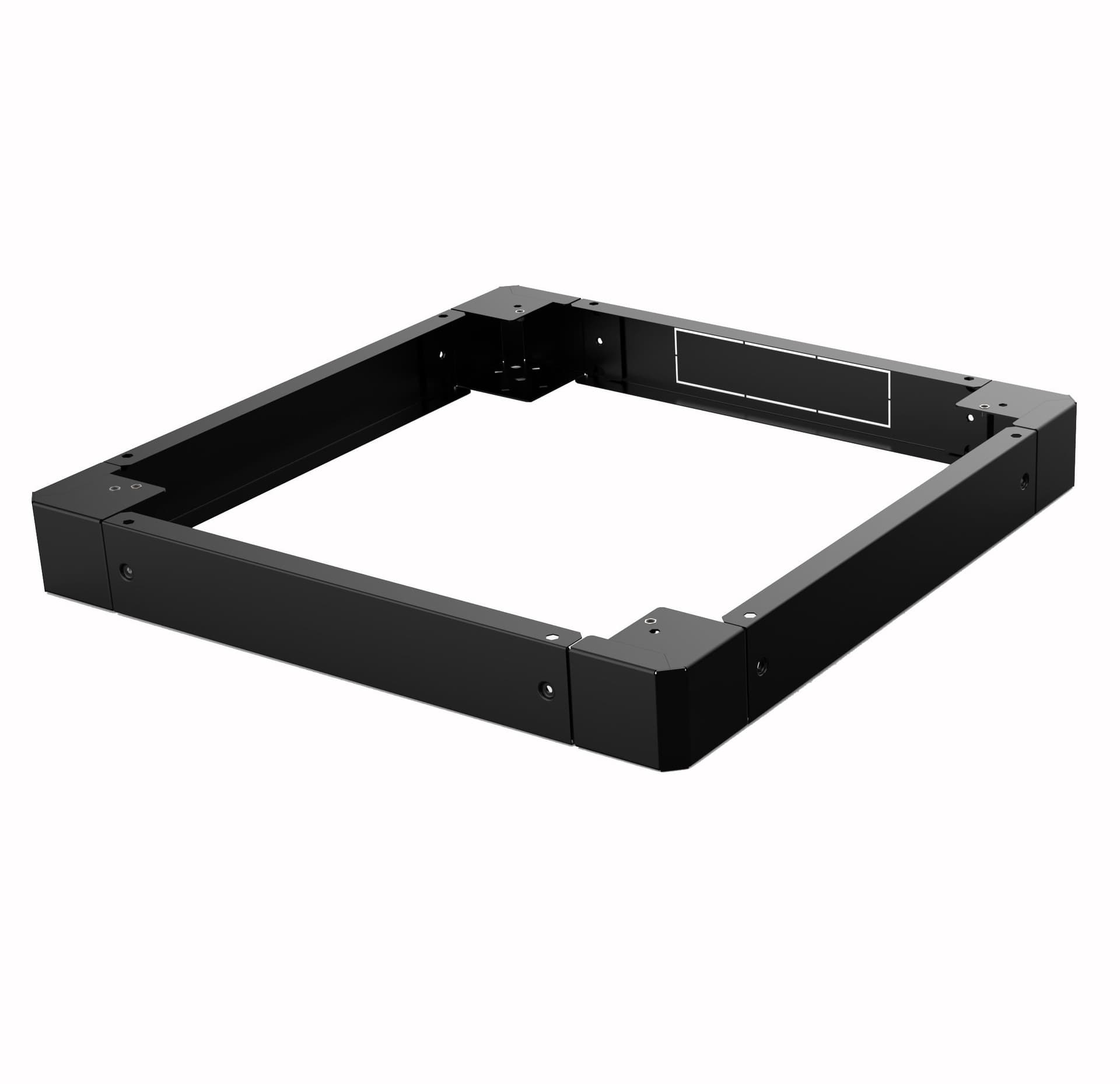 Zoccolo 800 x 800 mm per Armadi Rack Nero - 9