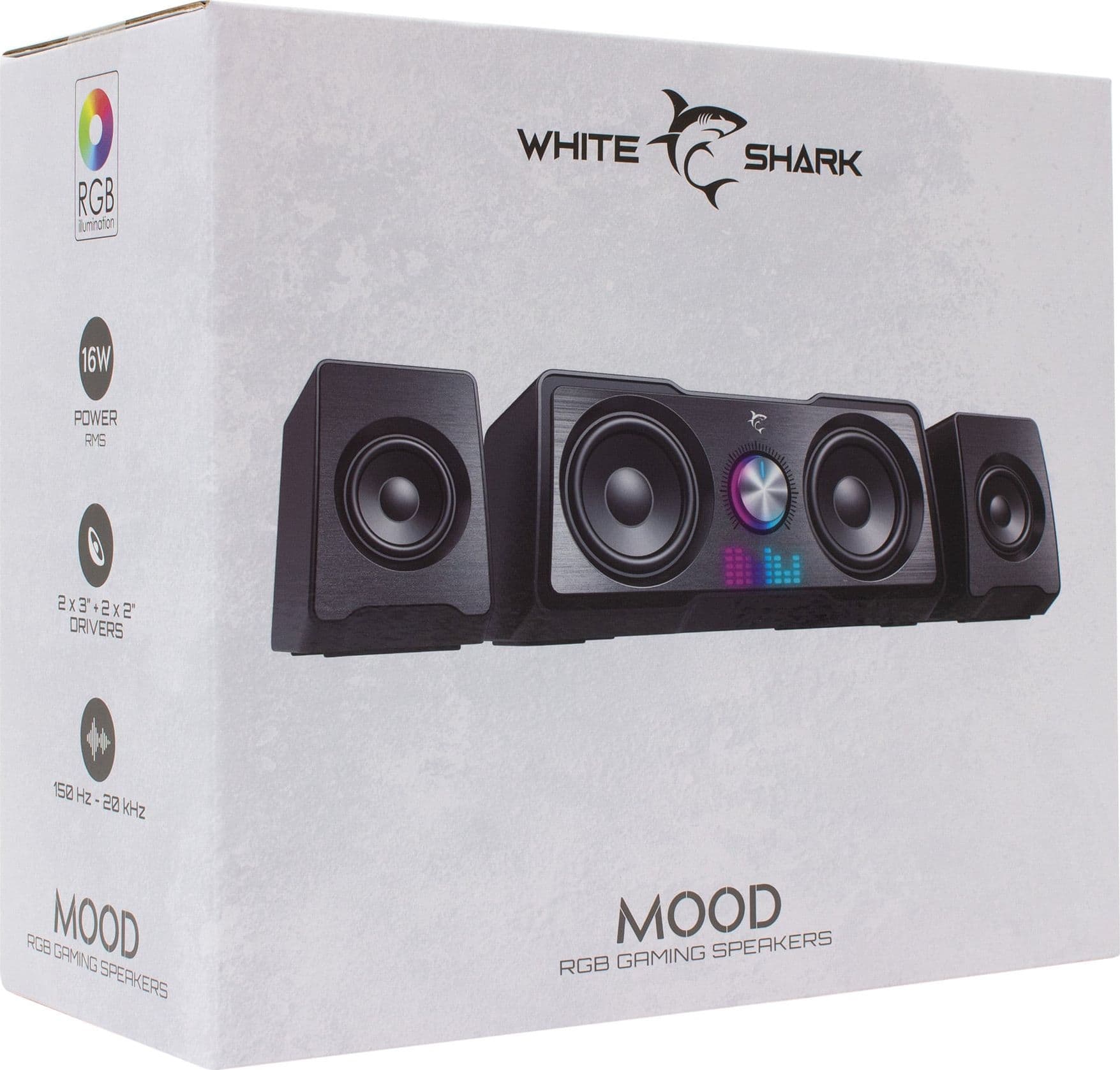 Sistema Altoparlanti Gaming Stereo Illuminazione RGB 7 Colori USB 3,5 mm - 13