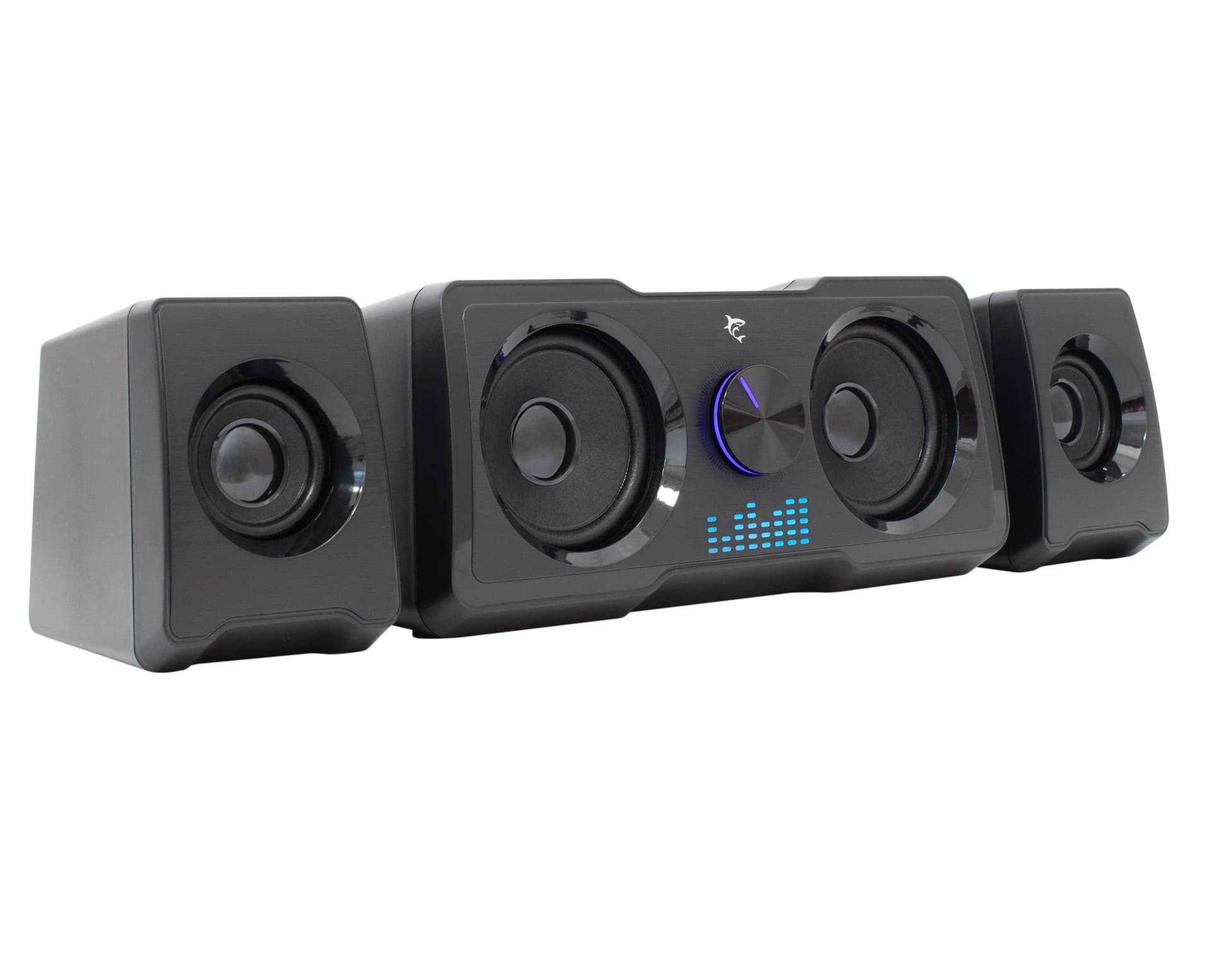 Sistema Altoparlanti Gaming Stereo Illuminazione RGB 7 Colori USB 3,5 mm - 14