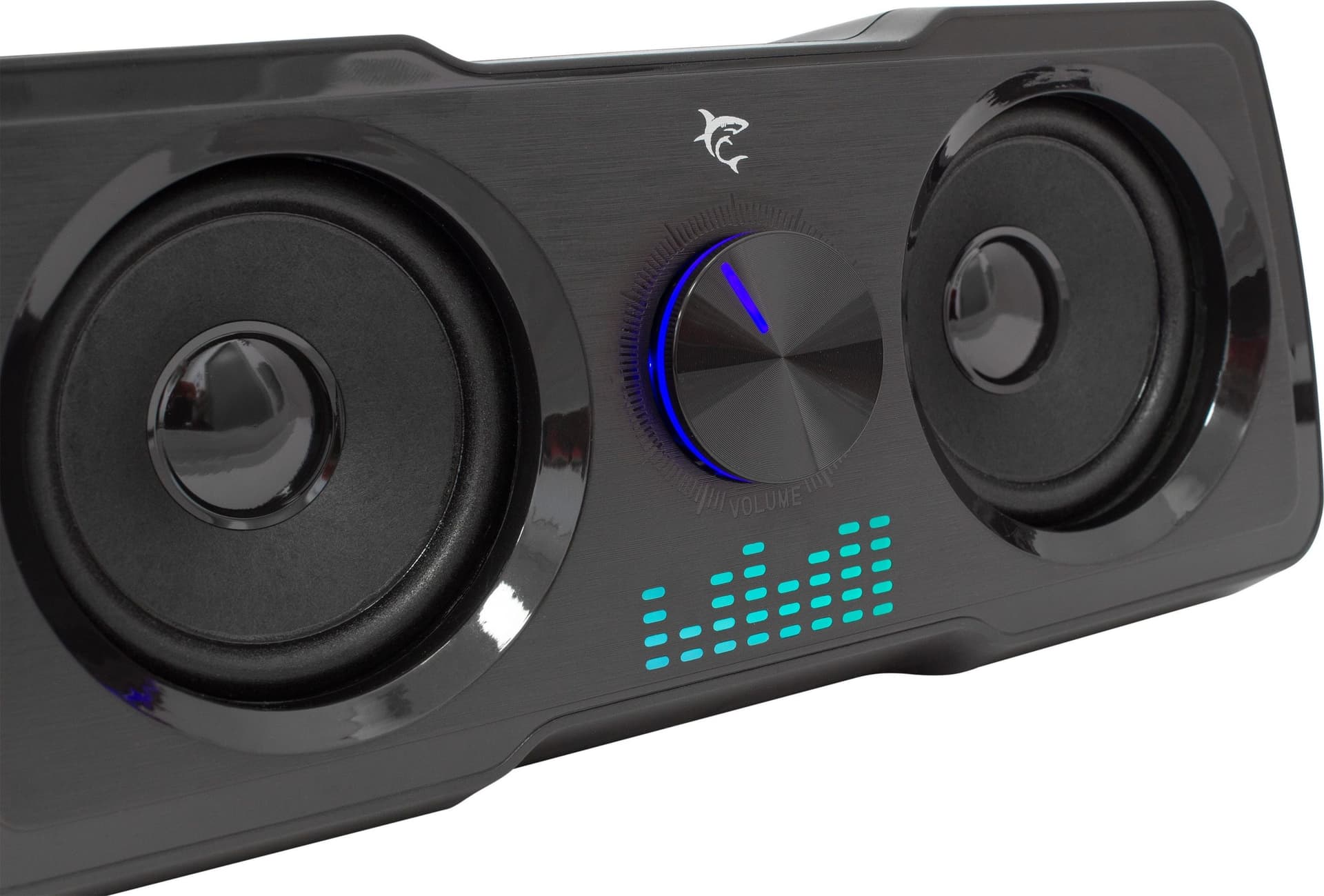 Sistema Altoparlanti Gaming Stereo Illuminazione RGB 7 Colori USB 3,5 mm - 4