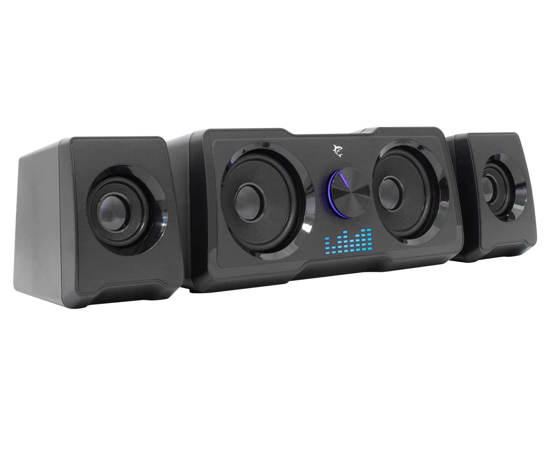 Sistema Altoparlanti Gaming Stereo Illuminazione RGB 7 Colori USB 3,5 mm - 8