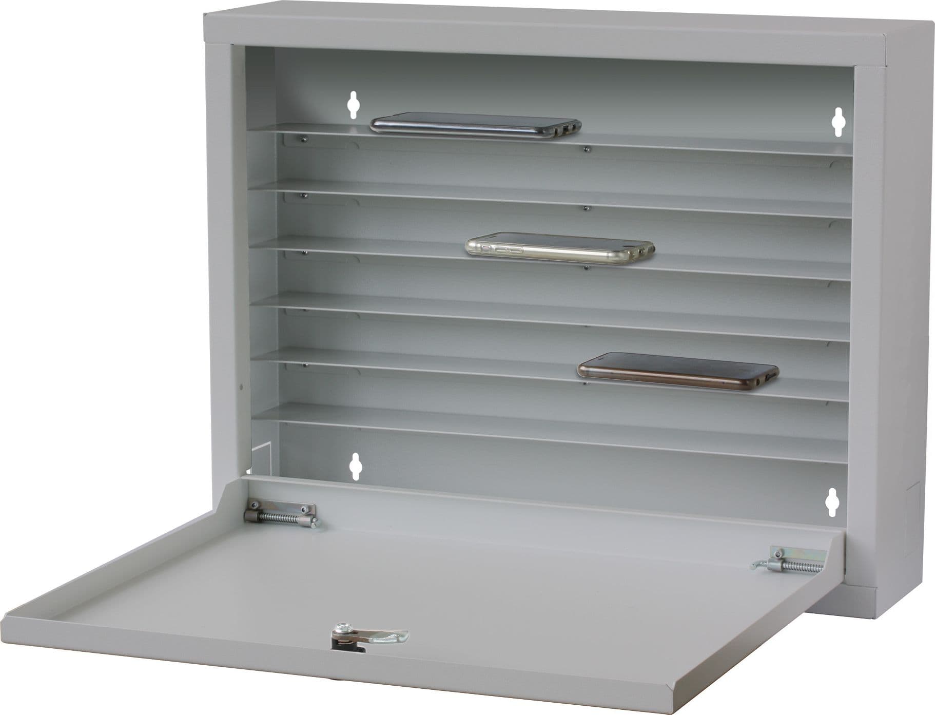 Box di Sicurezza per Telefoni Smartphone Prof. 113 Grigio - 9