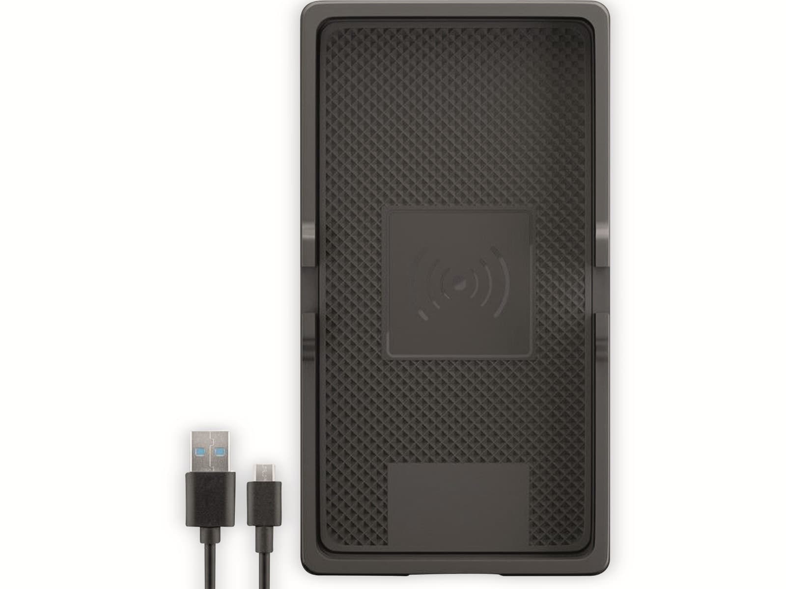 Caricatore Smartphone Qi Wireless da Auto 15W Silicone Nero - 8