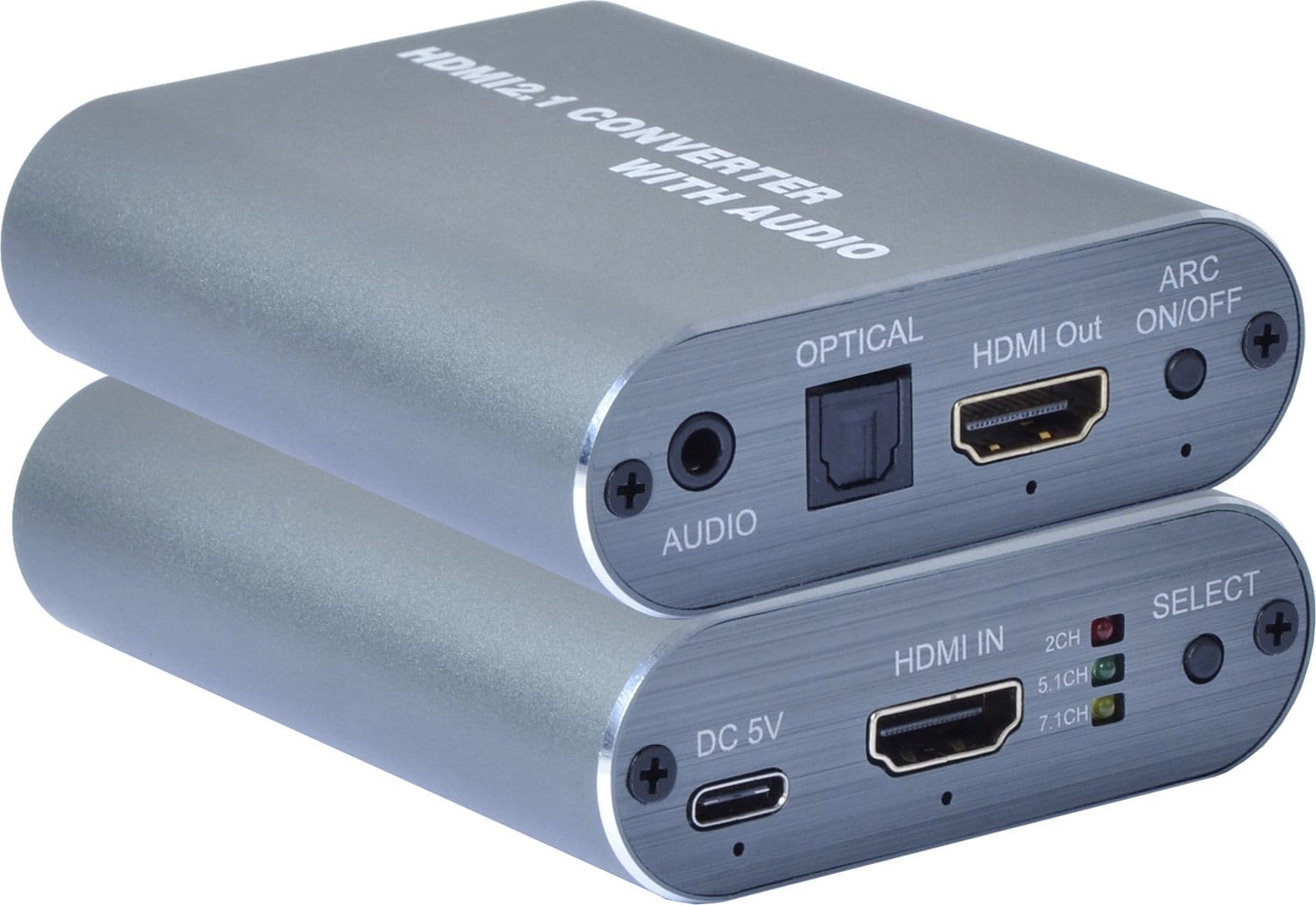 Estrattore Audio HDMI LPCM7.1 ARC 8K con Audio 3.5'' e Toslink SPDIF - 6