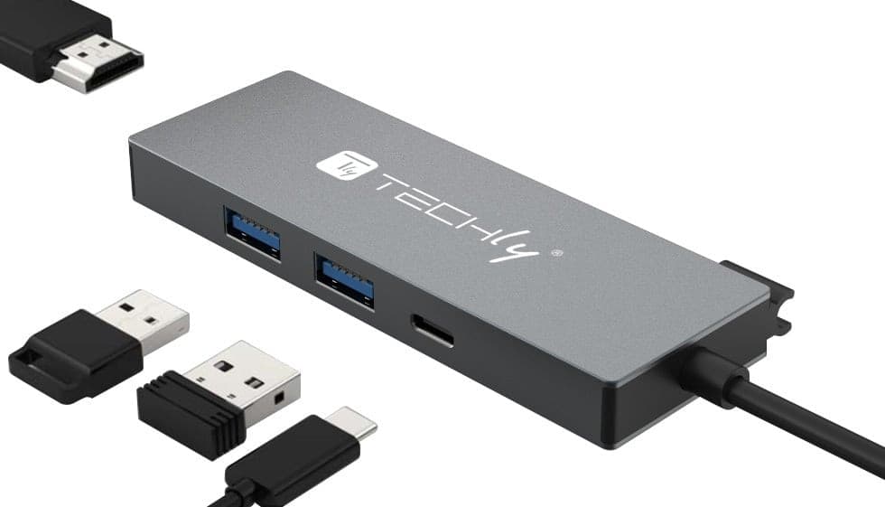 Docking Station USB3.2 Type-C&trade a 3 Porte USB e 1 HDMI - 2