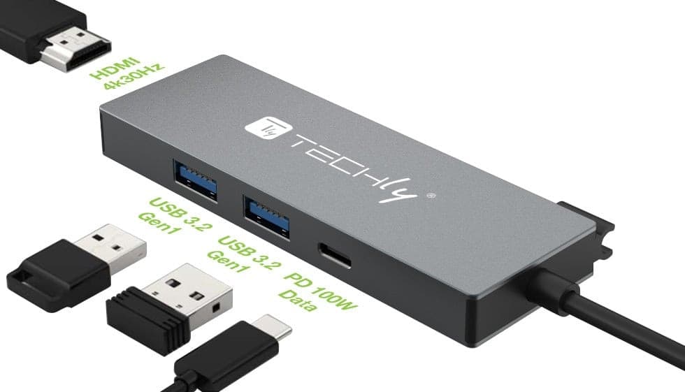 Docking Station USB3.2 Type-C&trade a 3 Porte USB e 1 HDMI - 3