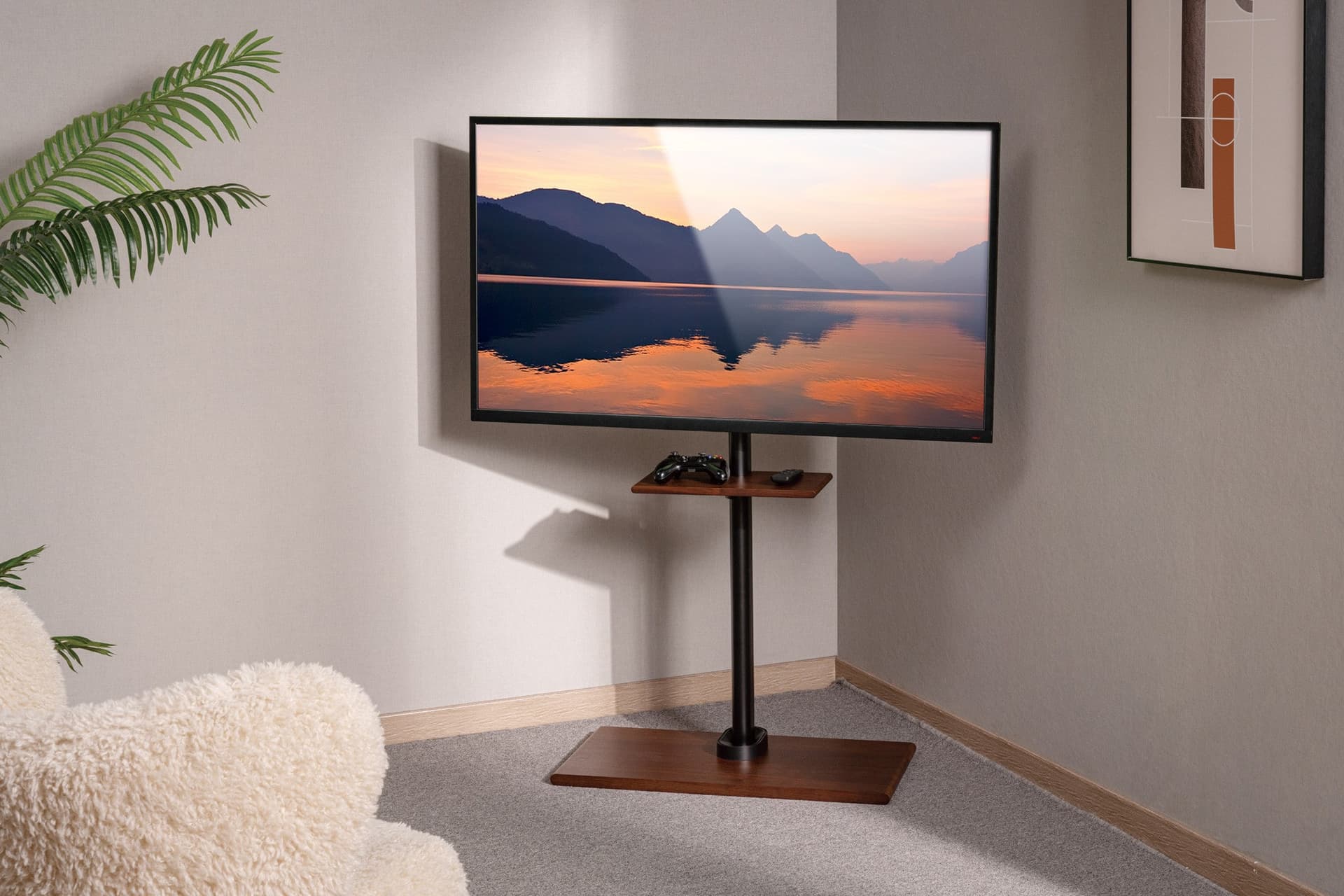 Supporto da Pavimento per TV LCD/LED/Plasma da 23'' a 55'' - 8