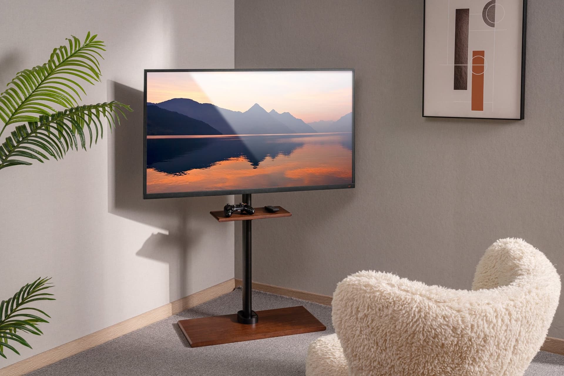 Supporto da Pavimento per TV LCD/LED/Plasma da 23'' a 55'' - 10