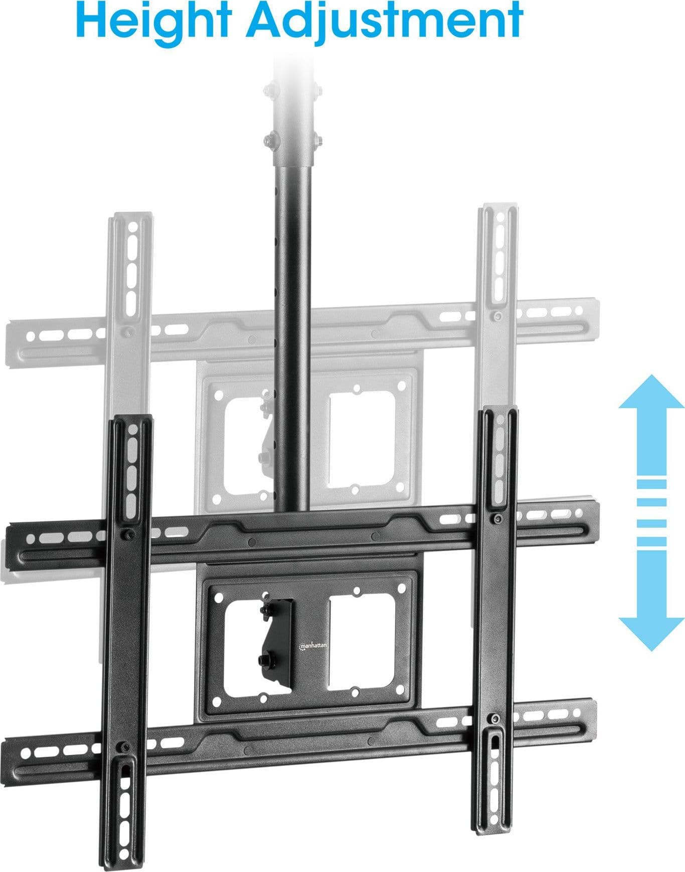 Supporto da Soffitto TV 37''-80'' Full-Motion Altezza Regolabile - 17