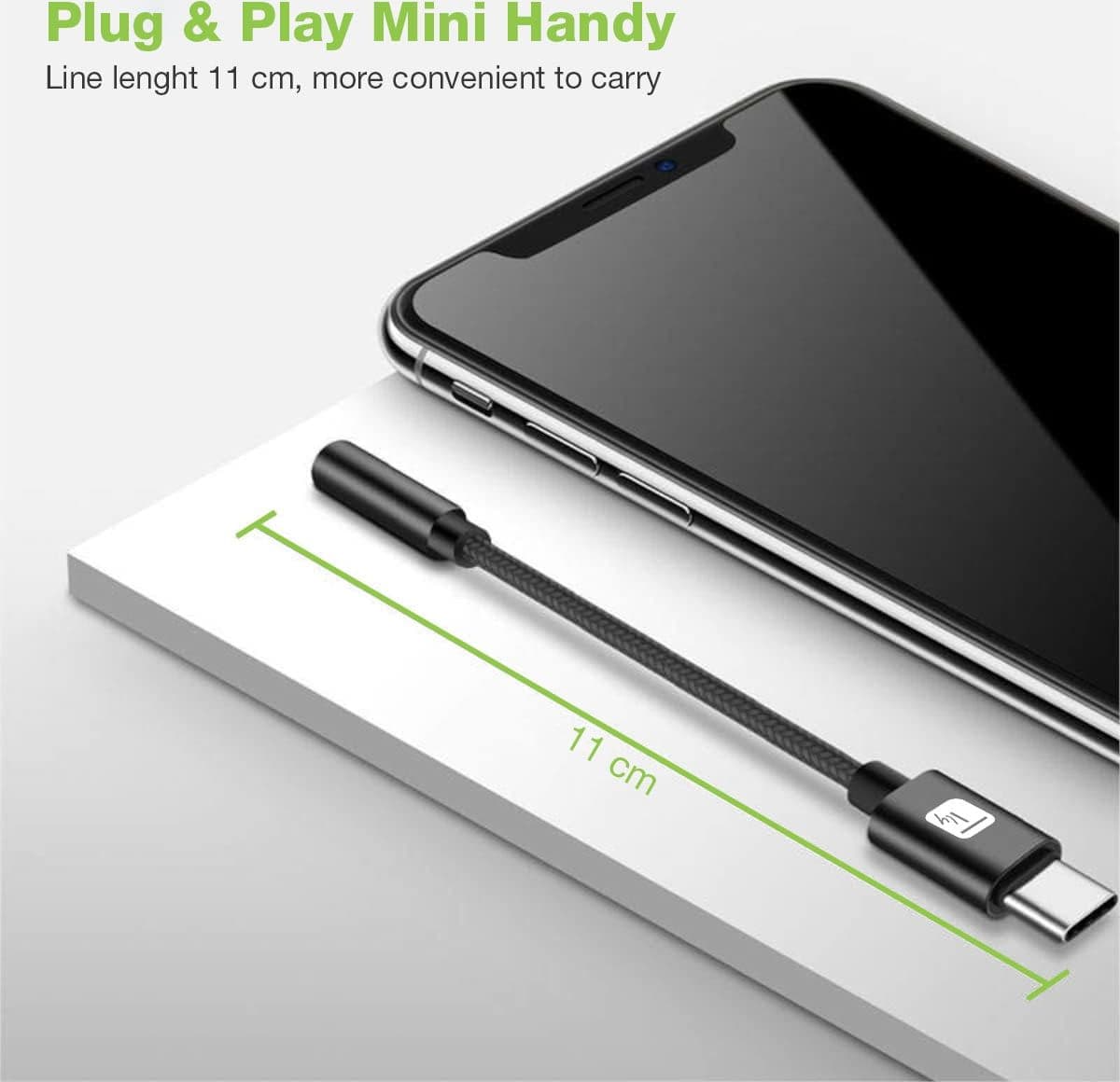 Cavo Adattatore Cuffie da USB-C&trade a Jack Audio 3.5'' Chip DAC - 11