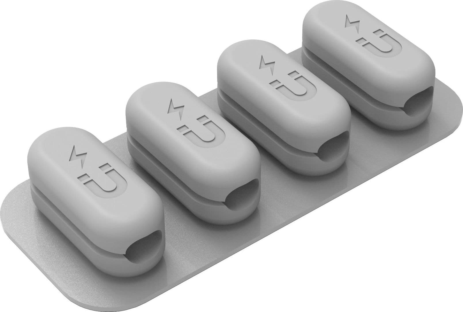 Organizzatore di Cavi Magnetico a Quattro Fermacavi con Base - 4