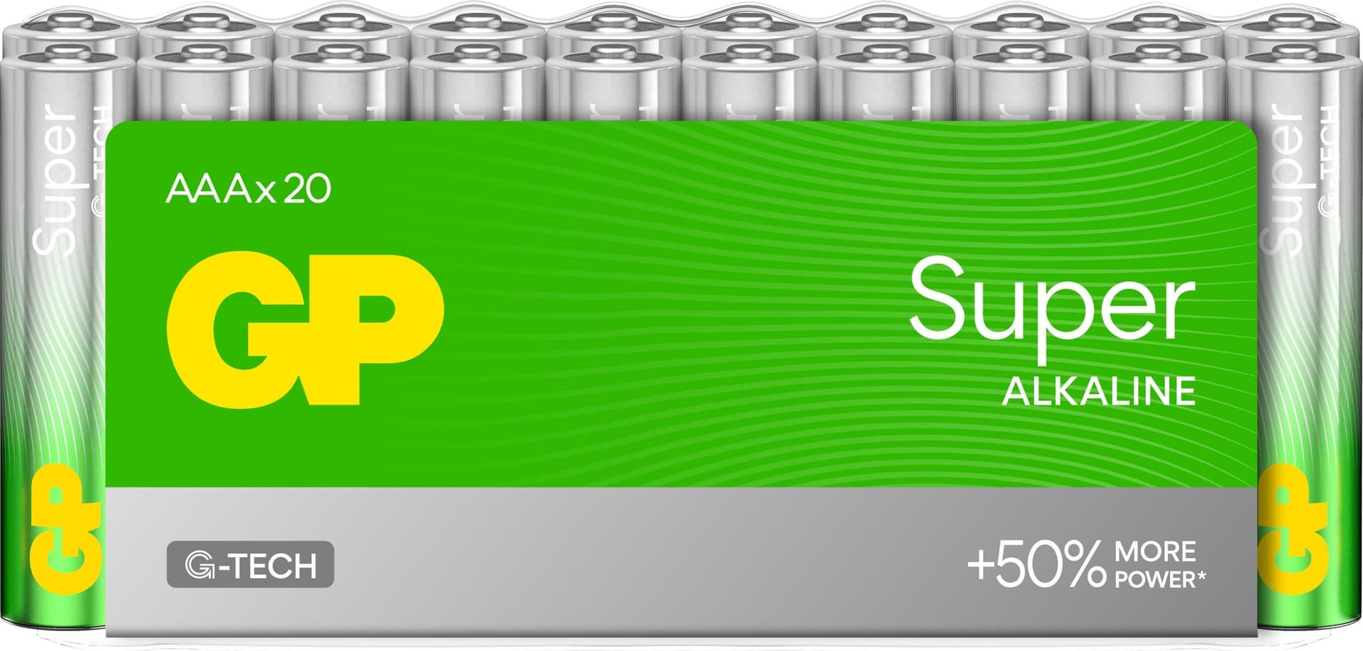 Confezione 20 Batterie GP Super Alcaline Ministilo AAA 24A/LR03 - 2