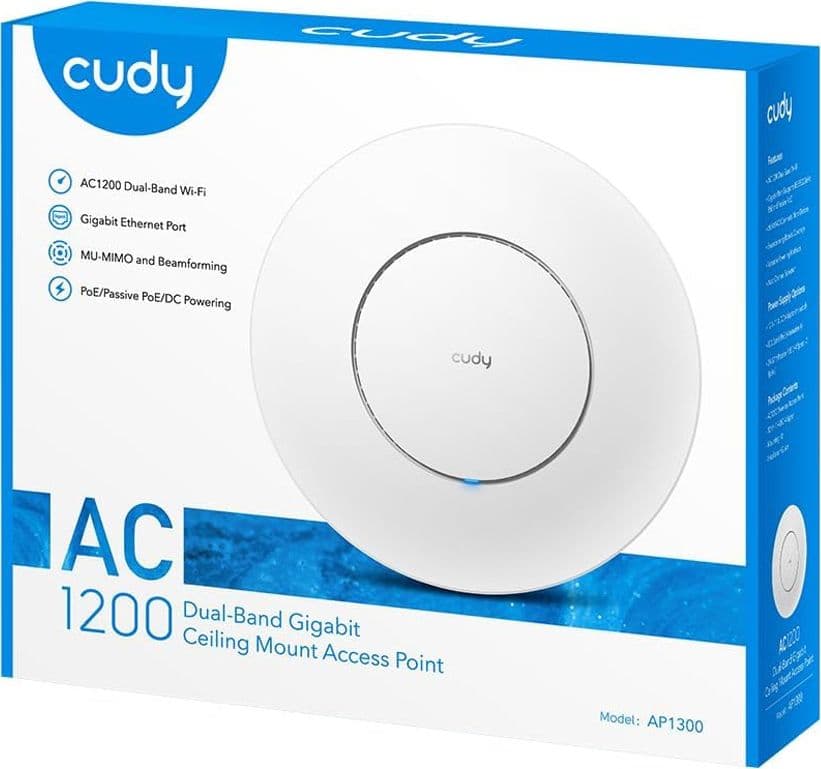 Punto di Accesso Wireless Gigabit Dual Band AC1200 PoE con supporto Mesh, AP1300 - 6
