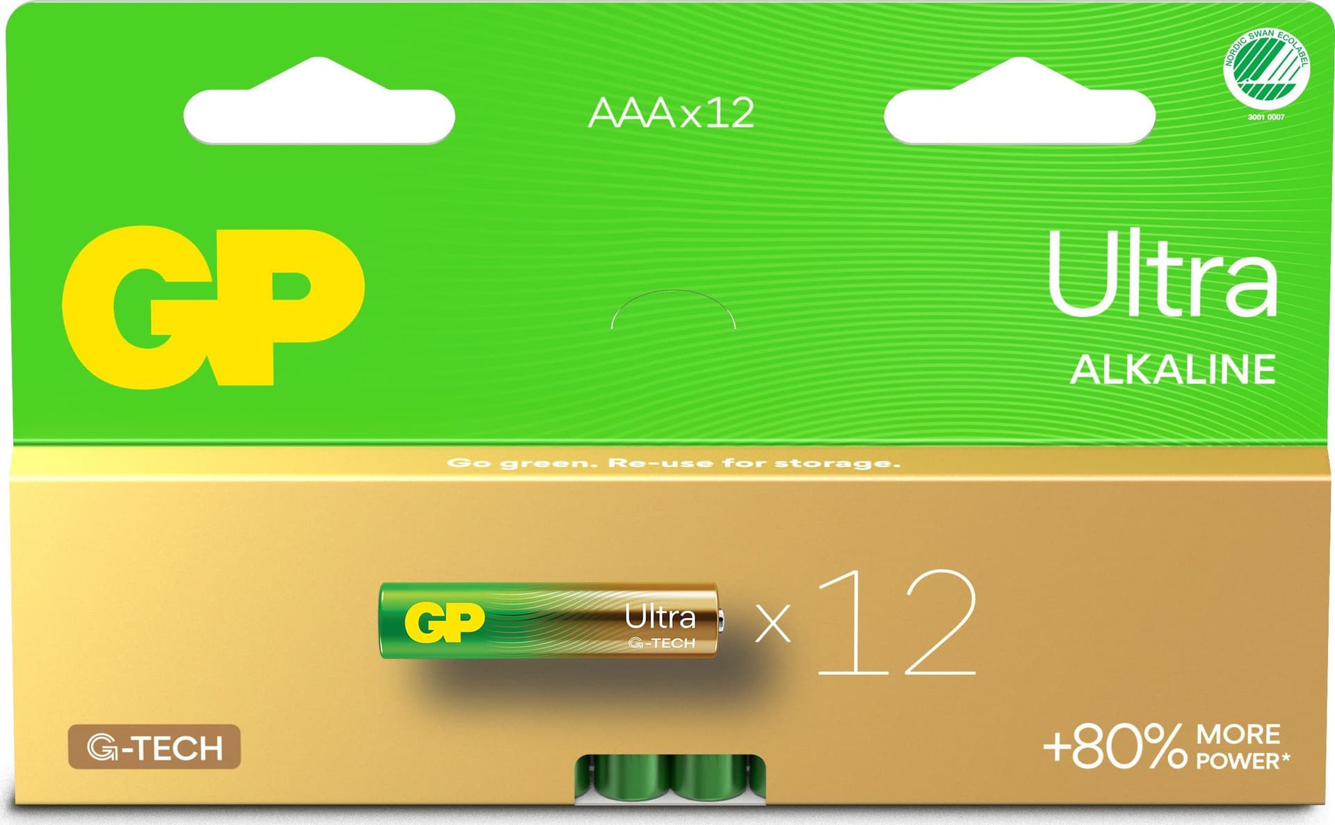 Confezione 12 Batterie GP Ultra Alcalina MiniStilo AAA 124U/LR03 - 2