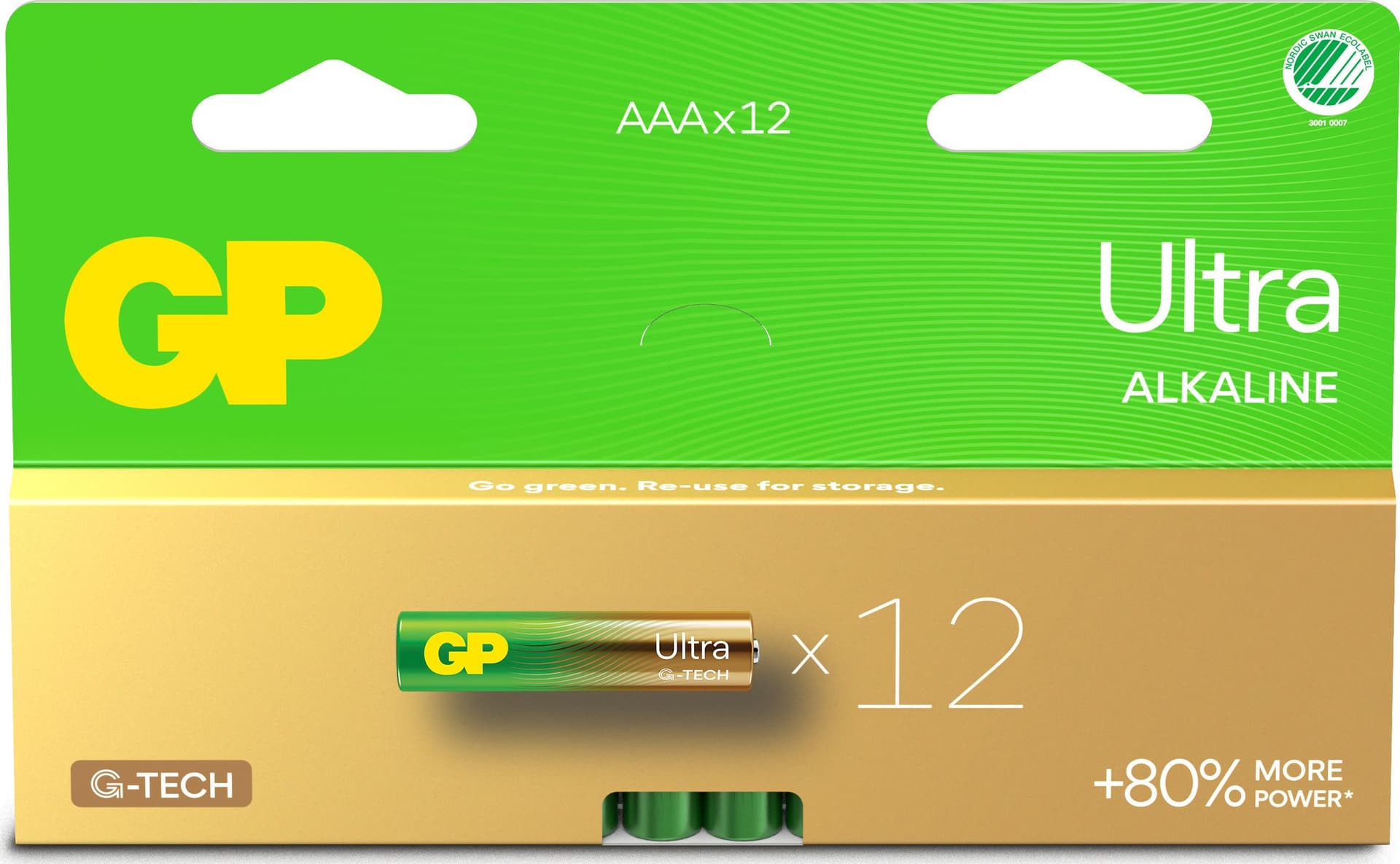 Confezione 12 Batterie GP Ultra Alcalina MiniStilo AAA 124U/LR03 - 9