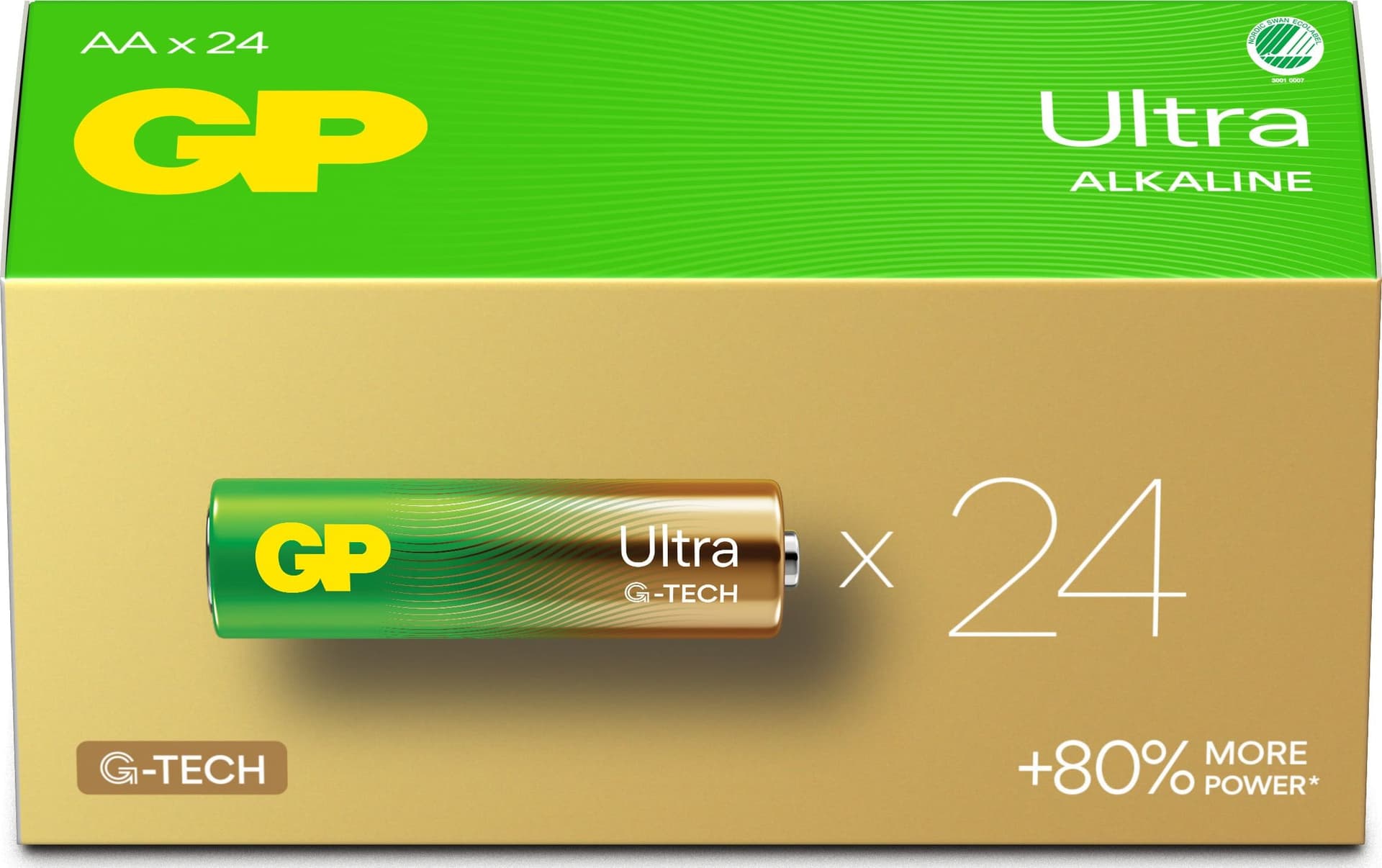 Confezione 24 Batterie GP Ultra Alcalina Stilo AA 15AU/LR6 - 12