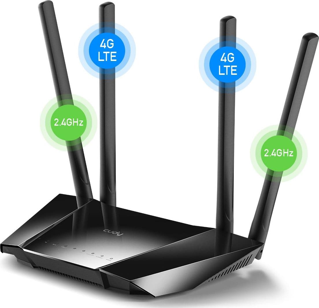 Router WiFi 4G LTE con Sim 300Mbps Porta LAN/WAN, LT400 - 10