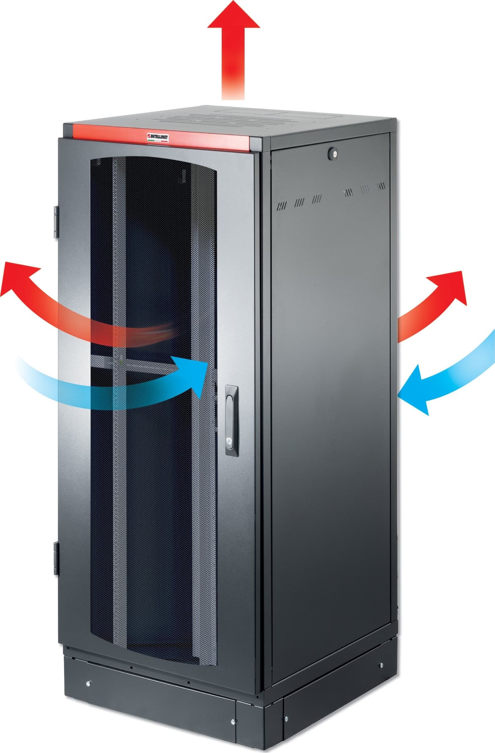 Armadio Server Rack NextGen 1000 19'' 600x1000 27U Nero Porta Grigliata
