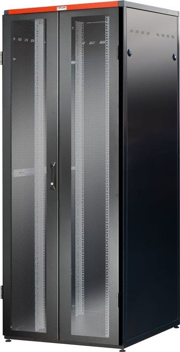Armadio Rack NextGen 19'' 800x800 42U Doppia Porta Grigliata Nero - 2