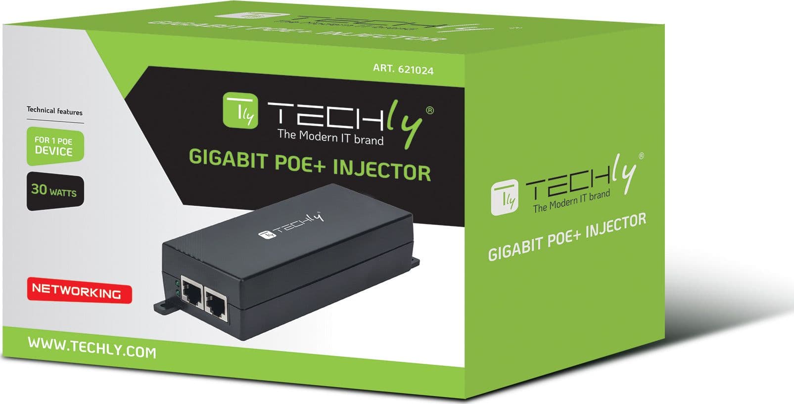 Iniettore Gigabit PoE+ High Power - 10