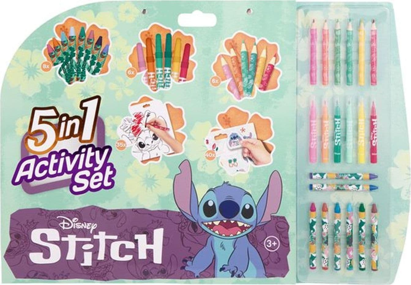Blocco Activity 5 in 1 con Colori Stitch - 2