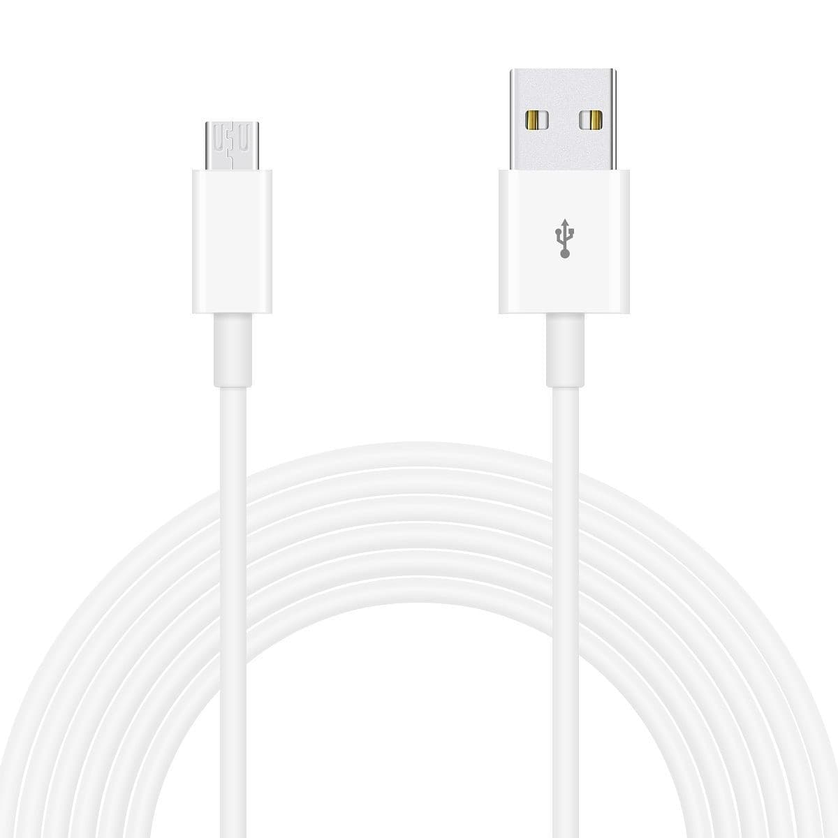 Cavo di Ricarica Rapida USB/Micro-USB 1m Bianco - 3