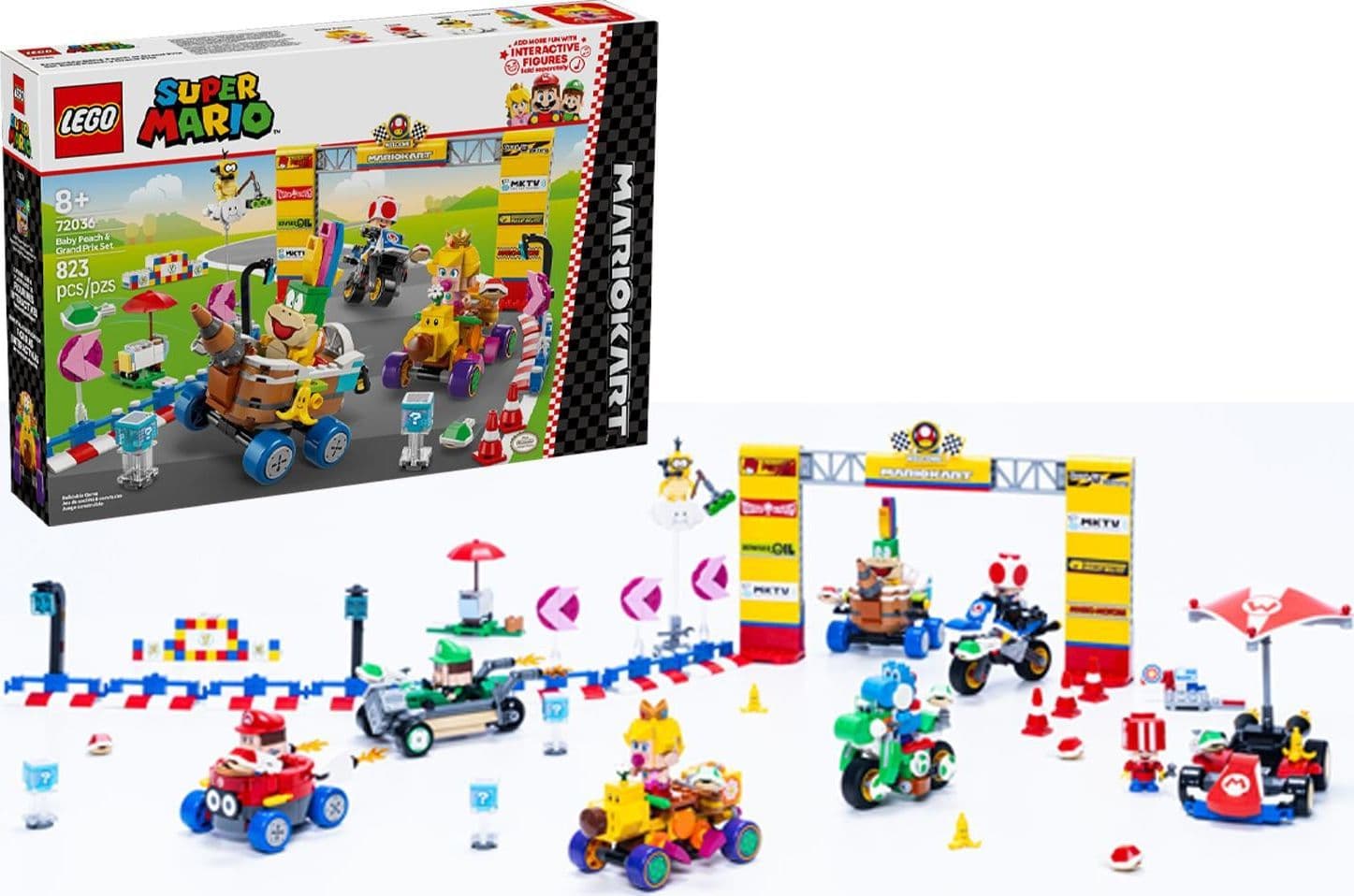 Super Mario Pack Baby Peach e Gran Premi